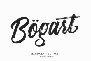 Bogart Font — A Brush Script Built for Bold Creative Work