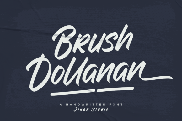 Brush Dollanan Font – Bold, Hand-Scribbled Typography