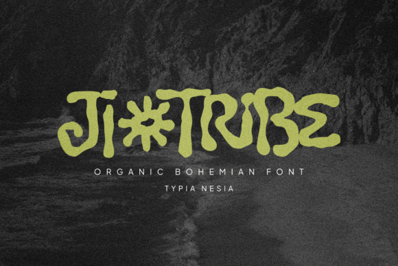 Jiotribe – The Organic Bohemian Psychedelic Display Font