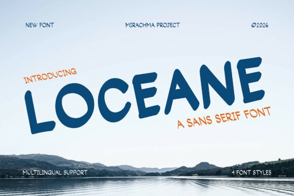 Loceane: A Display Font Built for Creative Freedom