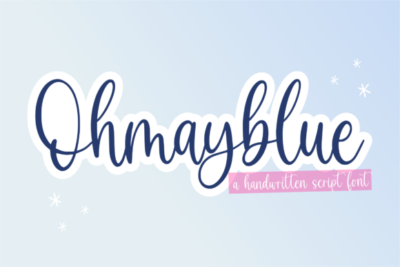 Ohmayblue: The Elegant Script Font Every Designer Needs