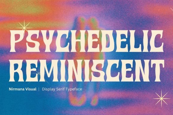 Psychedelic Reminiscent Font — A Retro Typography Gem