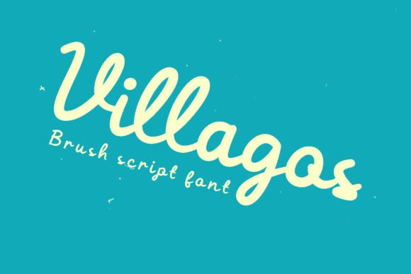 Villagos Font – Handwritten Brush Script with Modern Flair